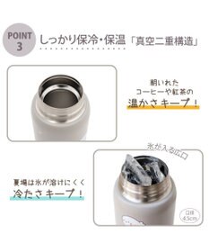 Mother garden しろたん ワンプッシュ ステンレス ボトル  480mL
