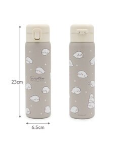 Mother garden しろたん ワンプッシュ ステンレス ボトル  480mL