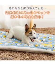PET PARADISE スヌーピー 遠赤外線 ボアマット 《コロン柄》