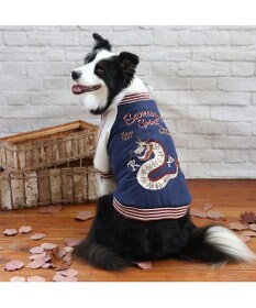 PET PARADISE ペットパラダイス 遠赤外線 スカジャン 《龍》 中型犬 大型犬
