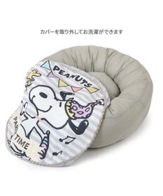 PET PARADISE ≪数量限定 スヌーピーお誕生日≫ スヌーピー 丸形クッション 《パーティー柄》