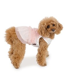 PET PARADISE ペットパラダイス チュール タンクトップ 《ピンク》 小型犬