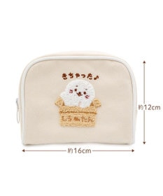 Mother garden しろたん ネット店限定 サガラ刺繍 ポーチ