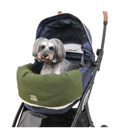 PET PARADISE ペットパラダイス ペットカートクッション 遠赤外線  《カーキー柄》