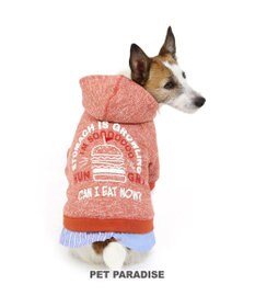 PET PARADISE 犬 服 秋冬 パーカー 【小型犬】 はらぺこ