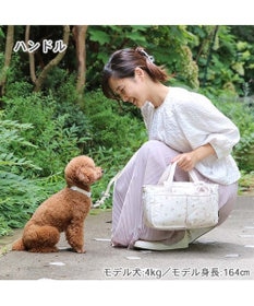 PET PARADISE ペットパラダイス ２Way お散歩 バッグ 《チューリップ柄》