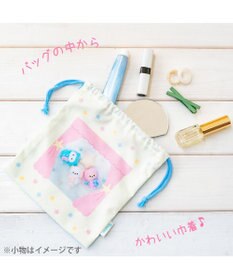 Mother garden しろたん 巾着 《パジャマ柄》