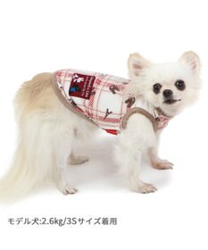 PET PARADISE リサとガスパール  ペティヒート タンクトップ チェック柄 小型犬