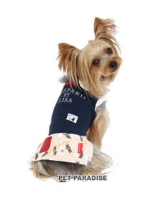 PET PARADISE 犬の服 犬 服 秋冬 リサとガスパール スカート つなぎ 【小型犬】 青ポケット