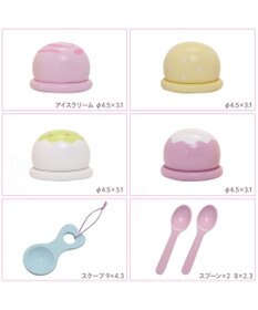 Mother garden マザーガーデン ままごと いちごのアイスクリームスタンド スクープ付き