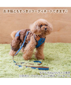 PET PARADISE ペットパラダイス スリム ハーネス＆リード 《デニム》  ＳＳ 小型犬