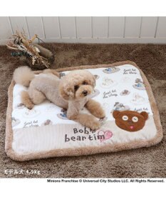 PET PARADISE  ミニオン ボブ ティム 遠赤外線 ボアマット (80×60cm)