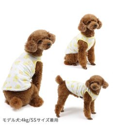PET PARADISE ペットパラダイス はじめてタンクトップ 《ミモザ柄》 小型犬