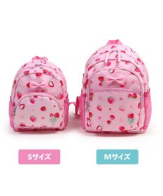 Mother garden マザーガーデン  粒いちご リュック 【Sサイズ】 《小花いちご柄》