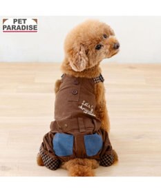 PET PARADISE ペットパラダイス ツイル オーバーオール 小型犬