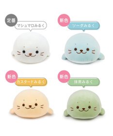 Mother garden しろたん ふわもち ぬいぐるみ 38cm  みるくカラー 《ソーダみるく》 単品