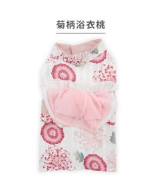 PET PARADISE ペットパラダイス 菊柄 浴衣 桃  中型犬 大型犬