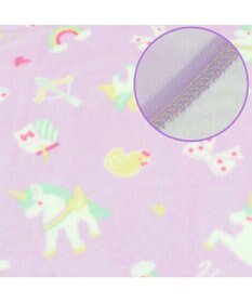Mother garden マザーガーデン ユニコーン ひざかけ 70×100cm  《ポップ柄》 あったかひざ掛け
