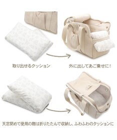 PET PARADISE ペットパラダイス ナチュラル リネンコットン キャリーバッグ ＭＬ 小型犬 ロング