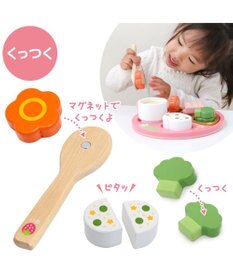 Mother garden 1.5歳からの木のおもちゃ マザーガーデン いちごのランチプレートセット