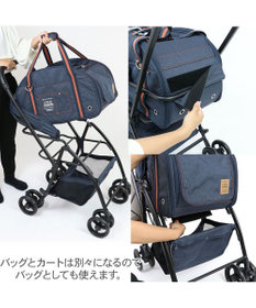 PET PARADISE smooca ３ＷＡＹ ハンドフル ペットカート 《ネイビー》