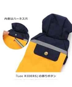 PET PARADISE  Ｌｅｅ 配色 レインパーカー 中型犬 大型犬