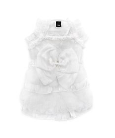 PET PARADISE cherircouture メニーローズ ワンピース ホワイト 小型犬