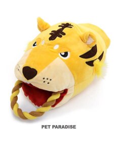 PET PARADISE 犬 おもちゃ トラ パペット おもちゃ  トイ ＴＯＹ 虎 とら お正月 年賀状 干支 音が鳴る ぬいぐるみ ボール ロープ オモチャ 玩具 小型犬 おもちゃ 猫 かわいい おもしろ インスタ映え