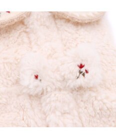 PET PARADISE ペットパラダイス お花刺繍 ボアベスト  小型犬