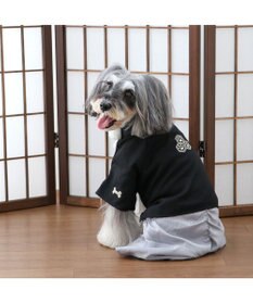 PET PARADISE ペットパラダイス 紋付袴 《シルバー》 小型犬
