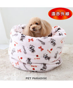 PET PARADISE ディズニー ミニーマウス 筒形寝袋 遠赤外線 《ケーキ柄》 42×70cm