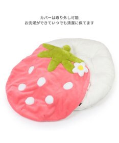 PET PARADISE ネット店限定 ペットパラダイス 春いちご クッション  L