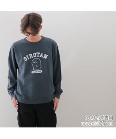 Mother garden しろたん フロッキープリント トレーナー ユニセックス