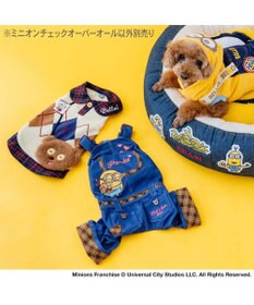 PET PARADISE ミニオン デニム チェック オーバーオール 小型犬
