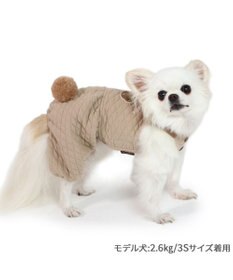 PET PARADISE ペットパラダイス くまちゃん キルト オーバーオール 小型犬