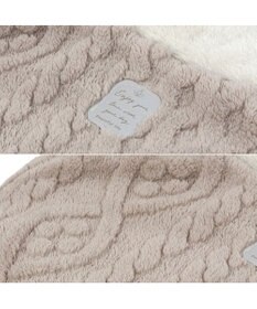 PET PARADISE ペットパラダイス 丸型寝袋 遠赤外線 《アラン柄》 60cm
