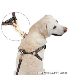 PET PARADISE スヌーピー ハーネス＆リード 《ワッペン柄》 Ｍ 大型犬