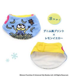 PET PARADISE ミニオン デニム風 クールネック バンダナ《 保冷剤付き 》【中型犬】