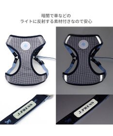 PET PARADISE J.PRESS  ギンガムチェック ハーネス&リード   Ｓ 小型犬