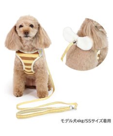 PET PARADISE ペットパラダイス 反射付き リード付き&ハーネス 《蜂》  4S 3S 超小型犬 小型犬