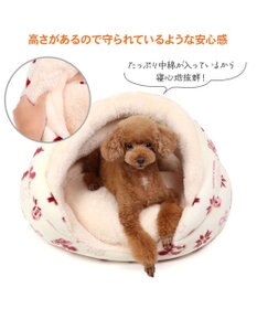 PET PARADISE ディズニー ミッキーマウス 遠赤外線 つぼ型 ボア カドラー