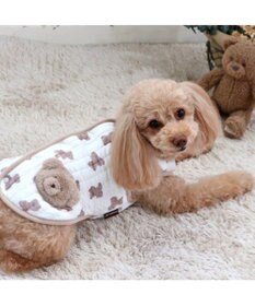 PET PARADISE ペットパラダイス ふわりとキルト ベスト くま柄 小型犬
