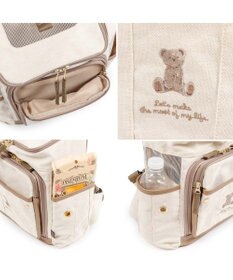 PET PARADISE ペットパラダイス くまちゃん帆布 ハグ＆リュック Ｓ 超小型犬