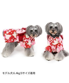 PET PARADISE ペットパラダイス 着物 《 牡丹桜柄 》 小型犬