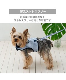 PET PARADISE J.PRESS クールベスト ハーネス 《チェック柄》 ＳＳ 小型犬