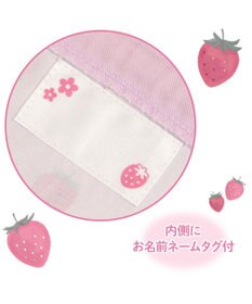 Mother garden マザーガーデン 野いちご ランチ巾着 《レトロストロベリー柄》