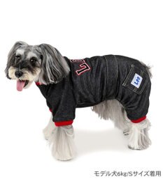 PET PARADISE Lee レッドリブ ロンパース 小型犬