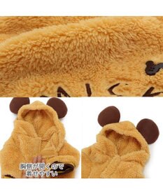 PET PARADISE ディズニー ミッキー もこもこ パーカー 小型犬