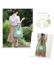 Mother garden しろたん エコバッグ 《買いすぎた》 お買い物バッグ