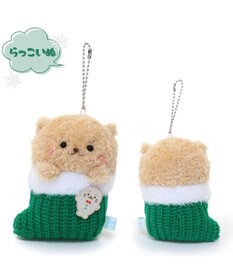 Mother garden しろたん クリスマス靴下キーホルダー 《らっこいぬ》 単品
